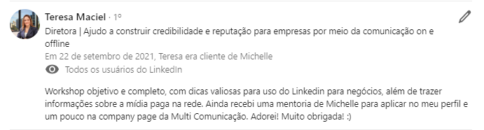 linkedin para negócios